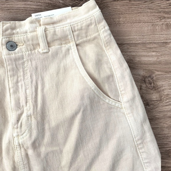 NWT’s American Eagle Highest Rise khaki denim skirt size 4 - Picture 2 of 9